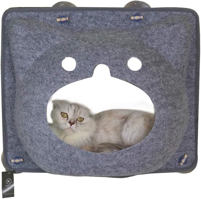 Felt Cat Furniture Mama Kangaroo Cave Handmade In Nepal Felt Cat House Pet Supplies Pet Houses