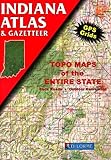 Front cover for the book Indiana Atlas & Gazetteer by DeLorme Publishing