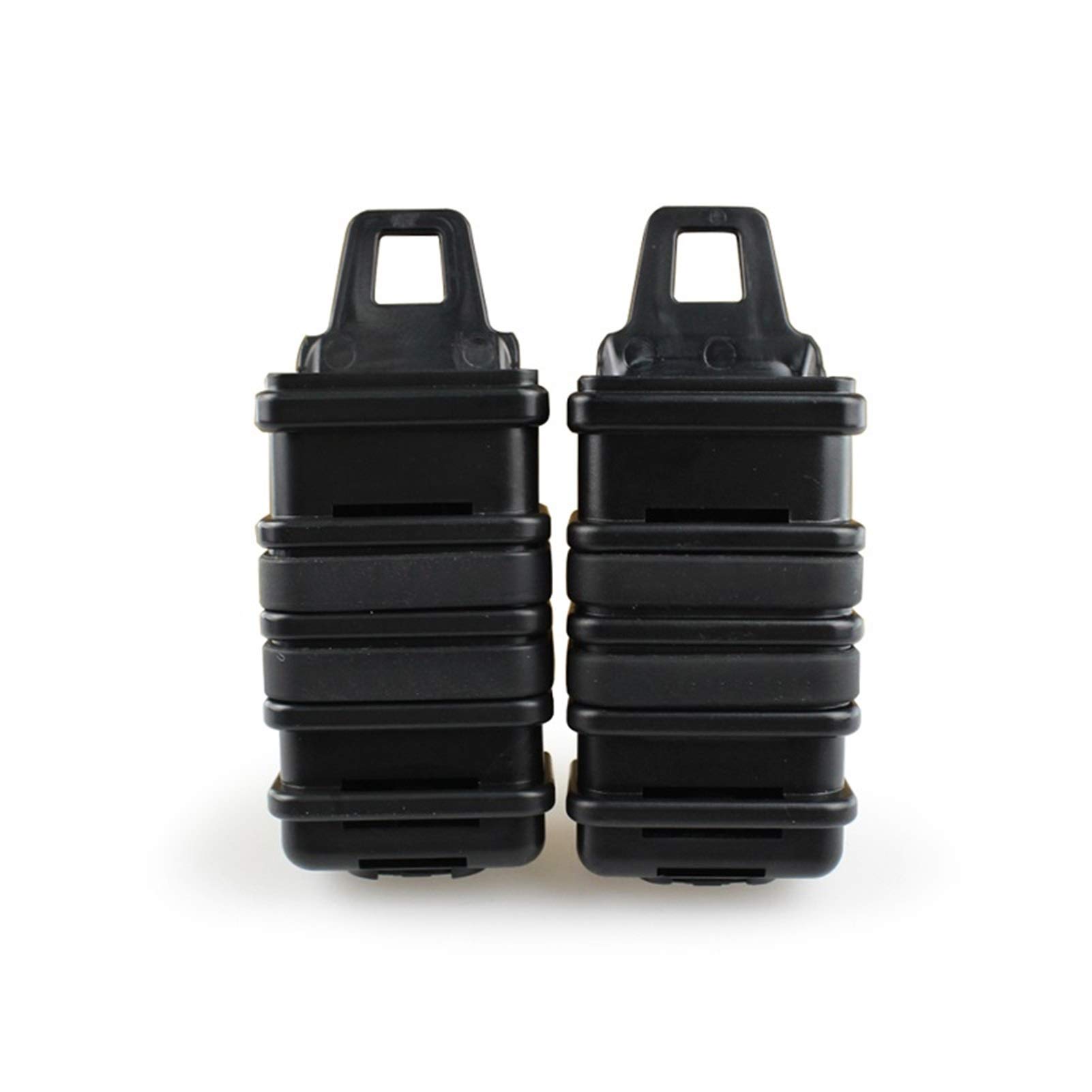 MP5/MP7 Molle Tactical Magazine Pouch Clip Fast Mag Holder Shell Quick Pull Holster Airsoft Military Hunting (Color : BK)