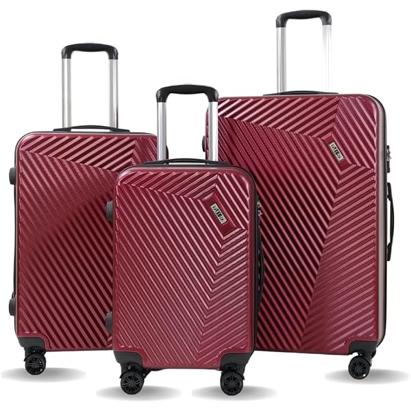 Delsey Paris Alexis Set 3 Valigie Rigide ABS Con Serratura TSA – Cabina 53 Cm, Media 63,5 Cm E Grande 73,7 Cm, Leggere E Maneggevoli - 2