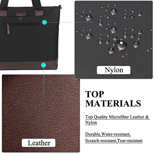 image for Ladies Laptop Tote Bag,DTBG Stylish Large Womens Business Laptop Shoul