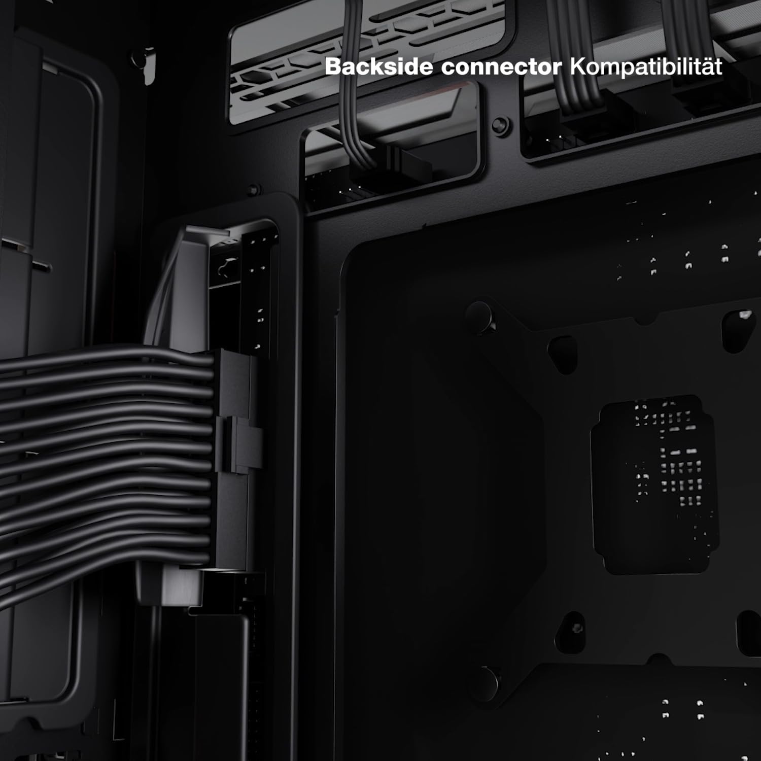 be quiet! Light Base 900 DX Black PC-Gehäuse, atemberaubender Panorama-Blick, Show Case, Dual Chamber Design, massiver ARGB LED-Streifen, invertiert und horizontal nutzbar, E-ATX Mainboard kompatibel 6