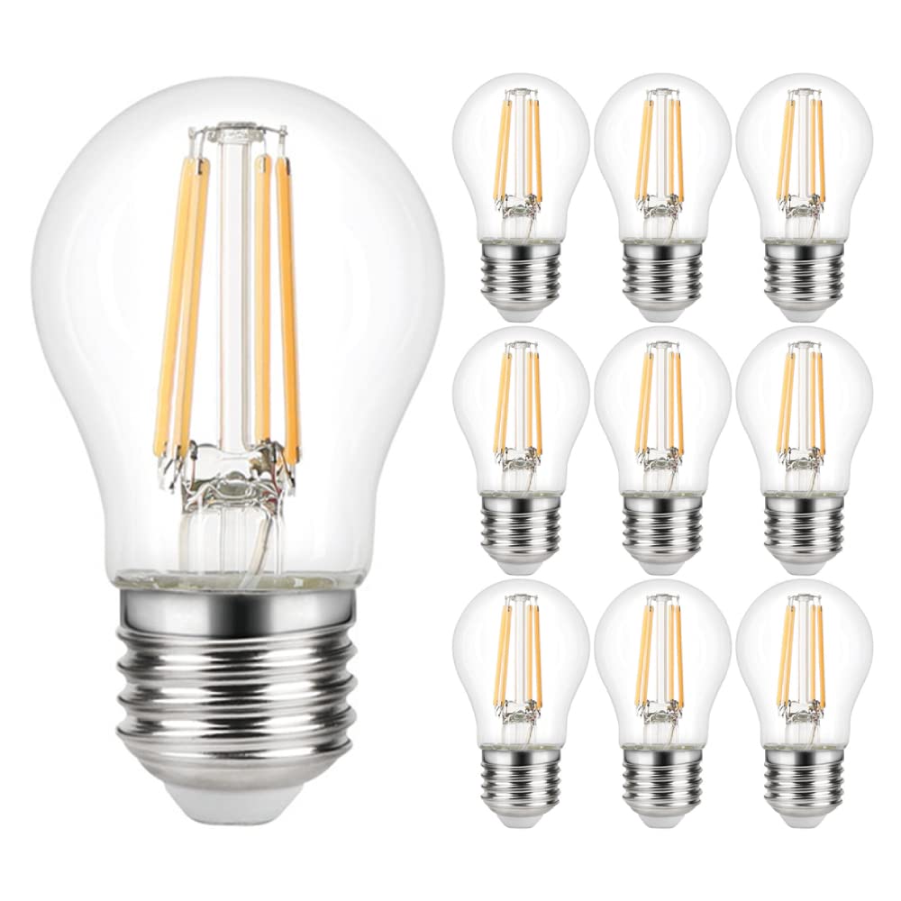 Integral LED Pack of 10 x Omni Filament Golf Ball Dimmable 3.4W E27 470Lm 2700K Warm White (10)