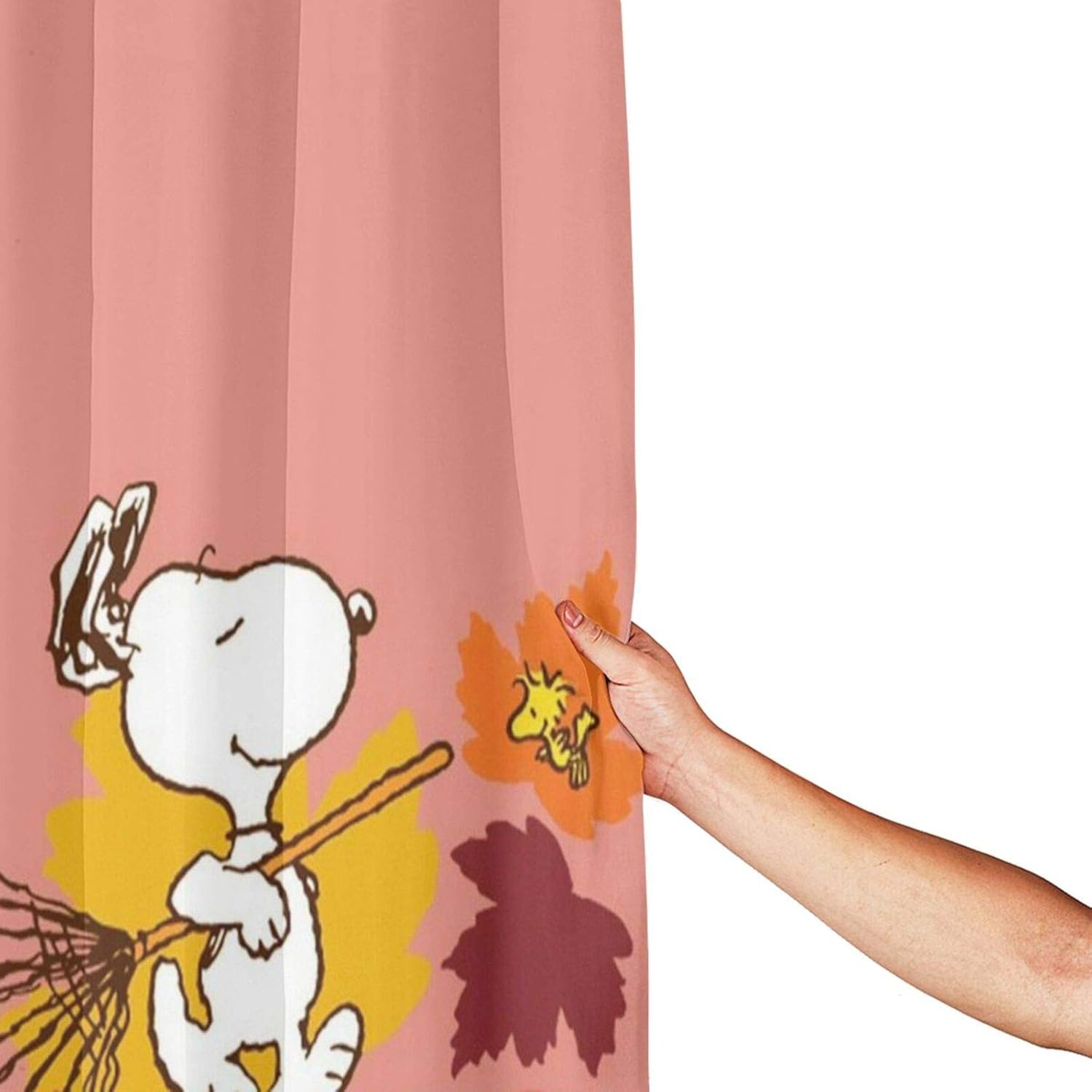 Amazon Co Jp 壁紙1スヌーピー シャワーカーテン 防カビ 防水 軽量 速乾 取付簡単 おしゃれ かわいい 遮光 浴室カーテン 1x1cm ホーム キッチン