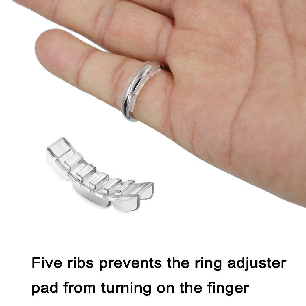 2 Styles Invisible Ring Size Adjuster for Loose Rings Ring Guard