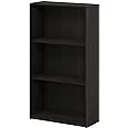 Furinno Basic 3-Tier Bookcase Storage Shelves, Espresso