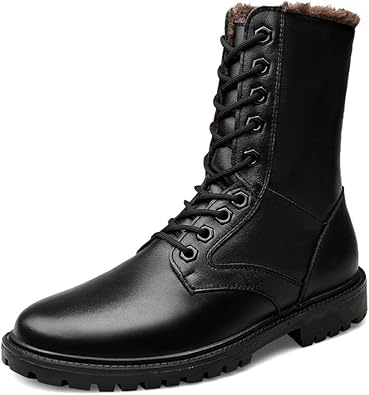 botas negras hombre