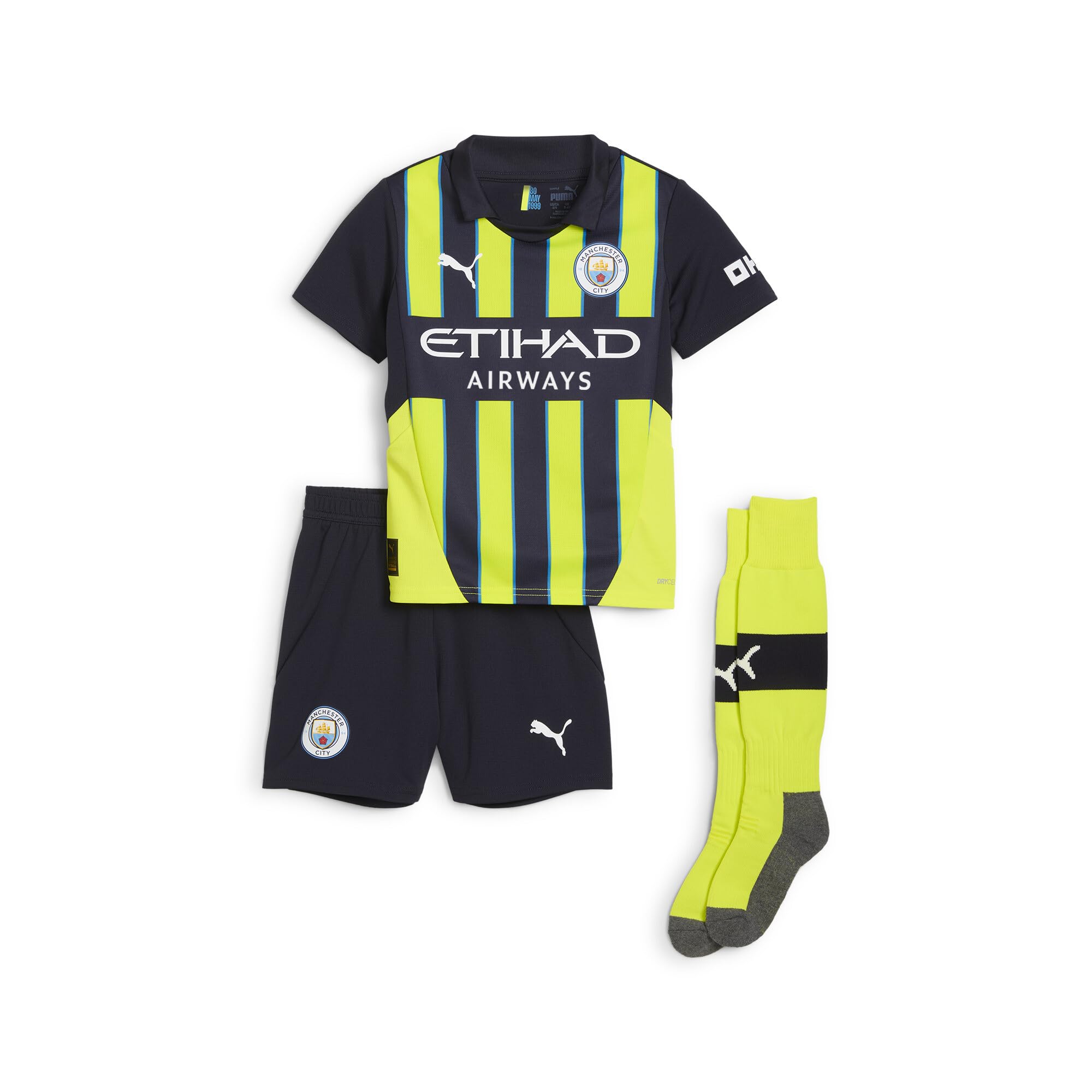 PUMA Manchester City Kids Away Mini Kit 2024/25 Season - New Navy - Size: 3 Years