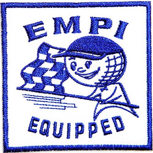 EMPI EQUIPPED VW Volkswagen Beetle Bug Golf GTI Logo Sign Car Van Bus Patch Sew Iron on Applique Embroidered T shirt Jacket Custom Gift BY SURAPAN