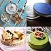 Oggibox 3-Cavity Silicone Disc Mold for Cake, Pie, Custard, Tart and Resin Coaster, Soap, Resin and More