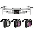 Lens ND Filter Combo - CPL/ND8/ND16 Multi-Coated, 3-Pack Compatible with DJI Mini 4K/Mavic/SE/2/2SE Drone
