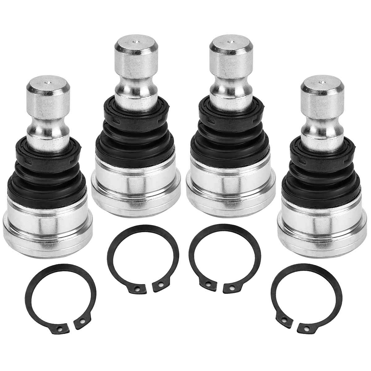 BDFHYK 7061220 Ball Joint 4pcs Upper and Lower Ball Joints for Polaris RZR 570 800 900 All Models Ranger Sportsman Scrambler Replace 7061187 7081505 7081580 7081666 7081924 42-1037