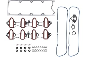 ZIDUASNEB MIS16340 Intake Manifold Gasket Compatible with 1999-2009 Express GMC Sierra 1500 Saab 4.8L 5.3L 6.0L V8