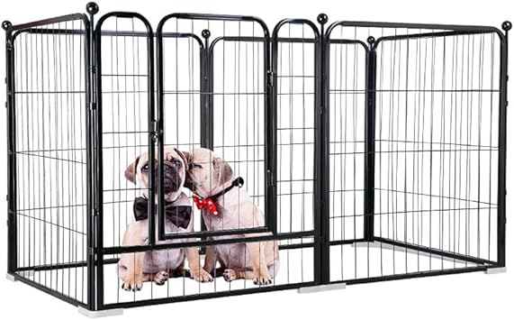 Chun Li Pet Cage Hund Zaun Zaun Hund Kafig Grossen Hund Zaun Medium Haustier Hund Kleiner Hund Kaninchen Zaun Abnehmbarer Haustierkiste Color Black Amazon De Kuche Haushalt