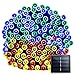 Solar String Lights Outdoor Waterproof with 8 Lighting Modes, 72FT 200 LED Indoor Christmas Tree Lights for Garden Patio Lawn Balcony Holiday Party Decoration Bedroom Yard Decor, (Multi Color)