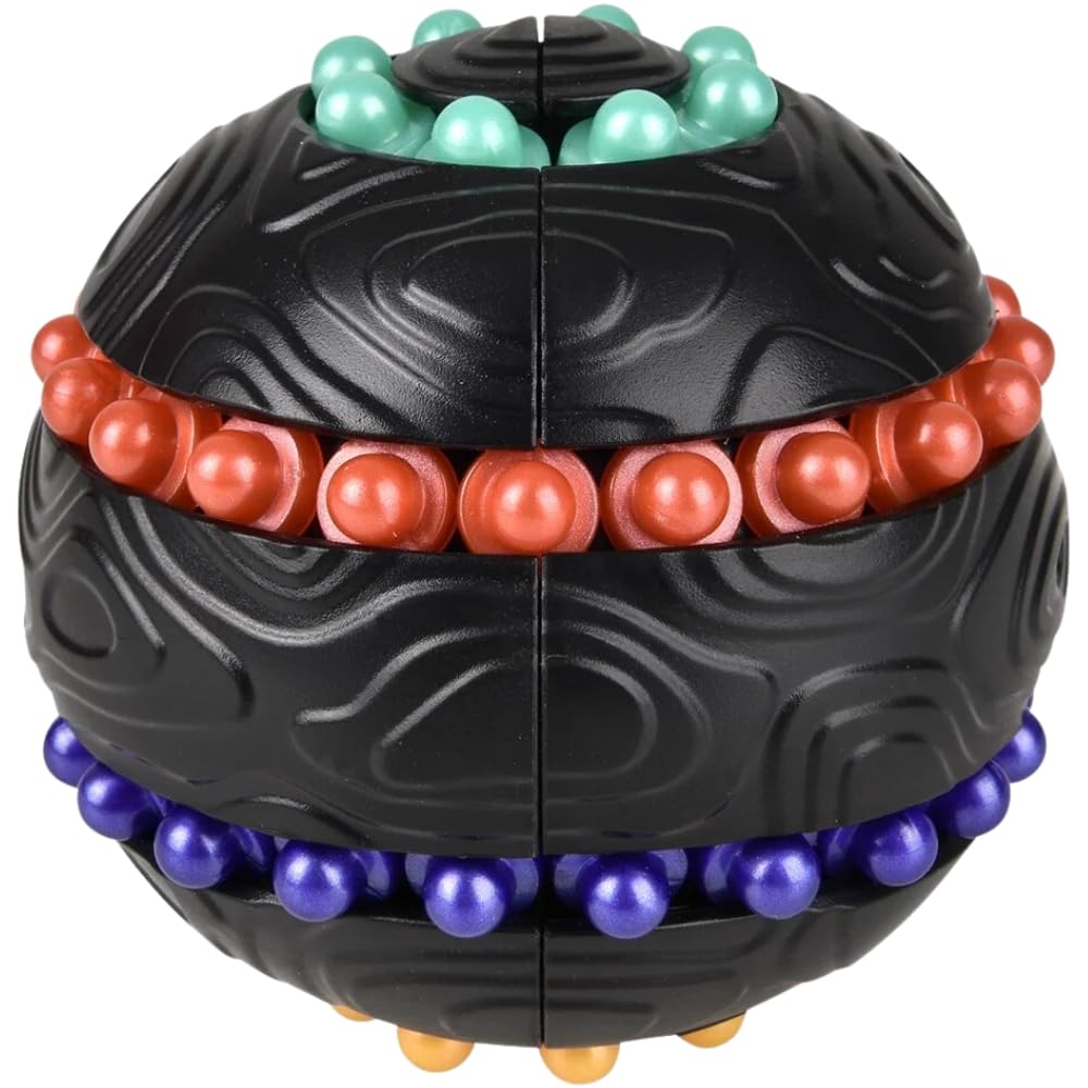 Hasbro Gaming Atomix Game for Kids, Teens, and Adults, Brainteaser Puzzle Sphere Ball and Fidget Toy, 1 Player, Portable Summer Travel Activities, Ages 7+