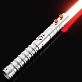 CVCBSER Smooth Swing Lightsaber, App/Button/Motion Control Light Saber | RGB Metal Dueling Lightsaber 16 Sets Sound Effects and 16 Colors Changeable Smooth Swing Light Saber for Adults
