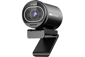 EMEET 4K Webcam, S600 Webcam with 2 Noise Reduction Mics, 65°- 88° Adjustable FOV, TOF Autofocus, Built-in Privacy Cover, 1080p@60FPS HDR, Streaming Camera for Gaming, Video Calling/Zoom/Skype/Teams