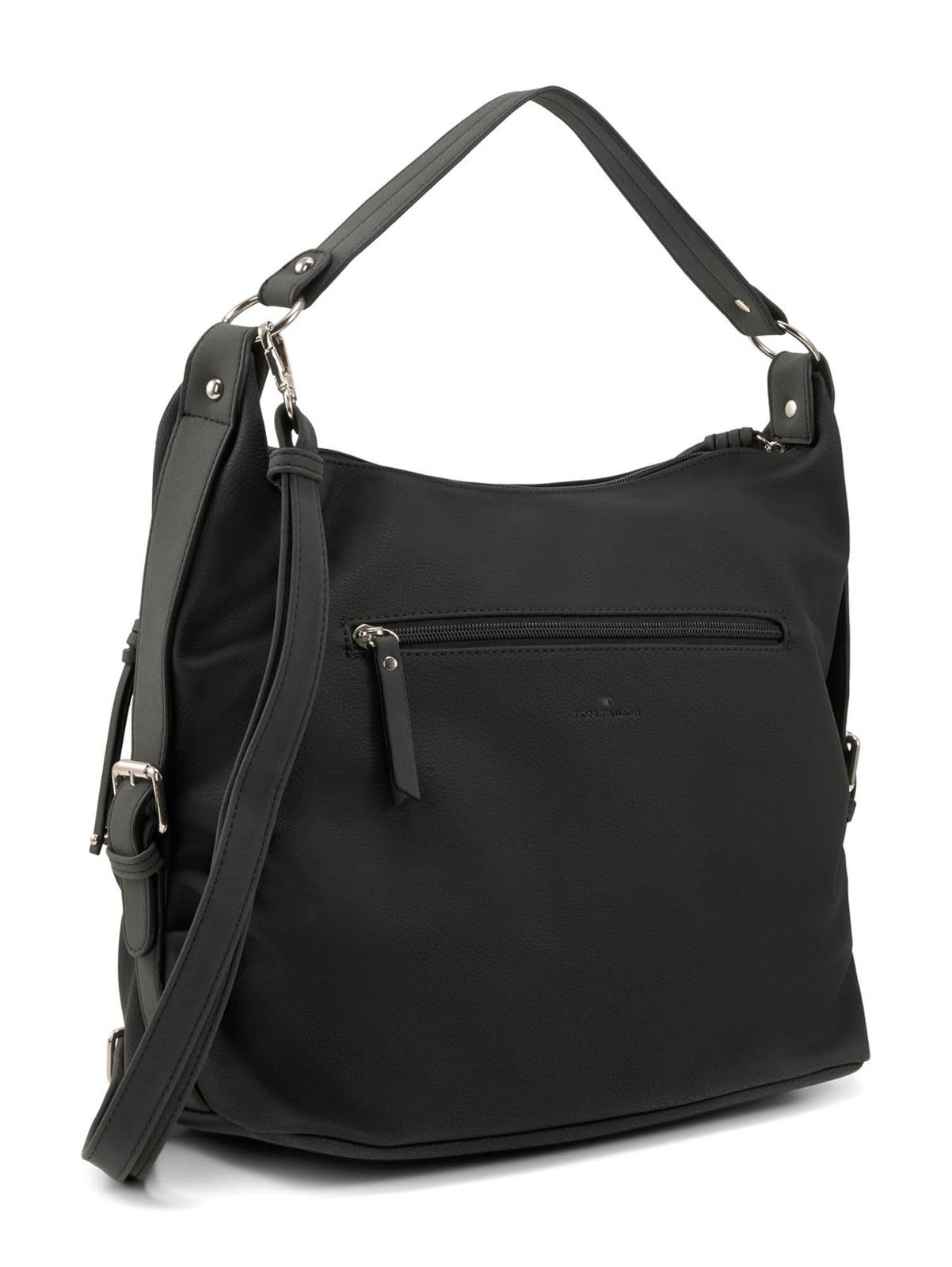 TOM TAILOR Caia Damen Hobo Bag Schultertasche Mittelgroß Schwarz