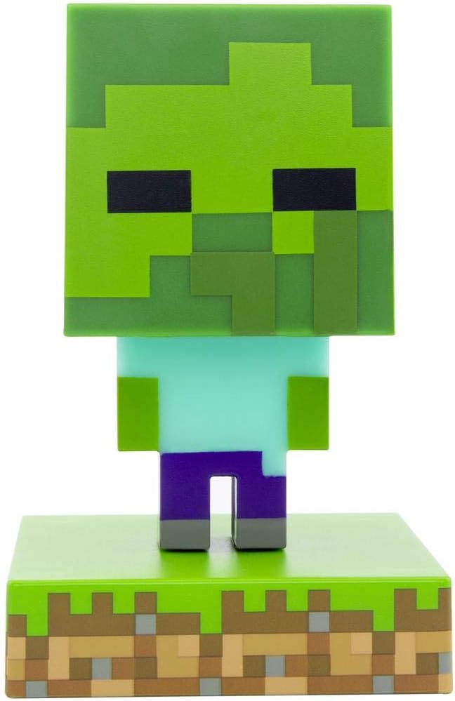 Paladone Minecraft Zombie Light Officially Licensed 4" Creeper Night Light