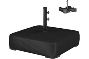Outsunny Patio Umbrella Base, Heavy Duty Umbrella Base with Cover, 176 lbs Sand Filled, Outdoor Umbrella Stand Patio Umbrella