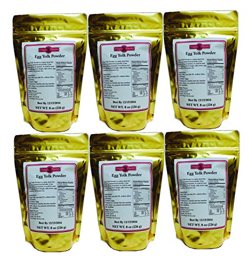 Egg Yolk Powder, 8 Oz X 6 Pouches