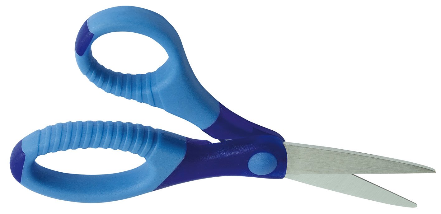 Wedo 77 3503 13 cm Grippy Craft Scissor - Blue