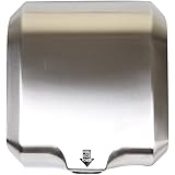 Goetland Stainless Steel Commercial Hand Dryer 1800w Automatic High Speed Heavy Duty Dull Polished