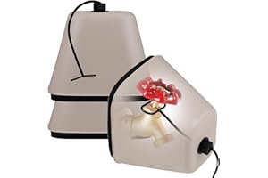 ZOBLISE Outdoor Faucet Covers for Winter 2 Pack - Spigot Covers Winter Insulated, Outside Dual-Layer Freeze Protection, Heavy Duty Plastic Hose Bib Covers (Medium Gray)