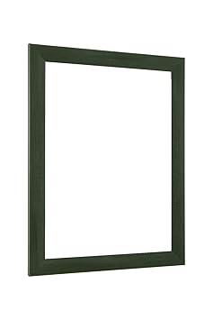 NiRa35-Top Bilderrahmen 18x24 cm in Grün gewischt mit Antireflex-Acrylglas