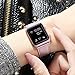 BELONGME Genuine Leather Watch Strap Compatible Apple Watch Series 4/Series 3/Series 2/Series 1 Sport & Edition, Rose Gold, 38mm/40mm