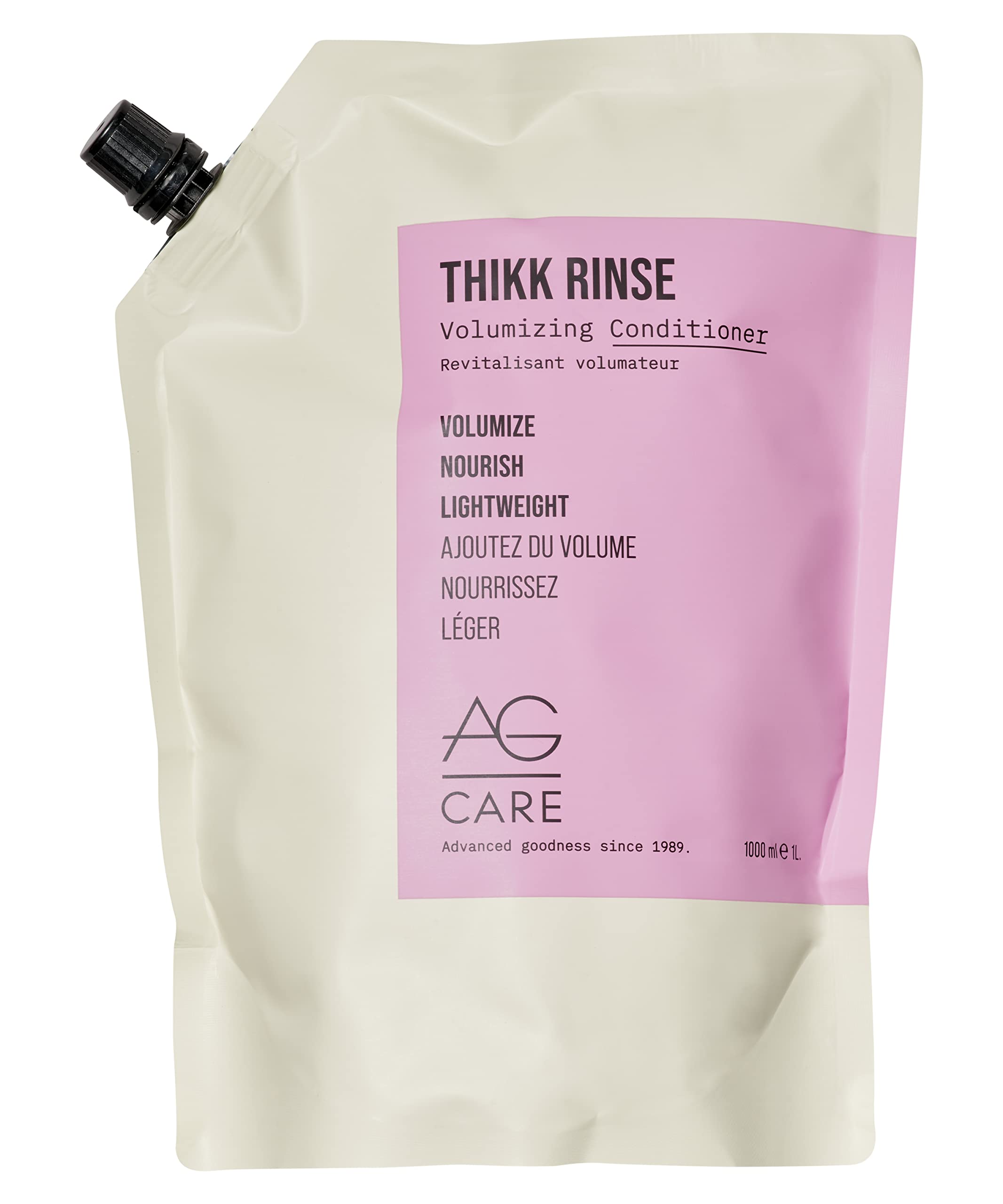 Photo 1 of AG Care Thikk Rinse Volumizing Conditioner, Volumize and Nourish Hair - Exclusive Regenerative Complex, 33.8 Fl Oz