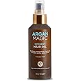 Argan Magic Intensive Hair Oil - Restores Manageability and Elasticity | Adds Shine and Gloss | Controls Frizz | Made in USA, Paraben Free, Cruelty Free (4 oz)