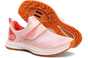 Pairobin Cycling Shoes Women's Indoor Cycling Shoes - Outdoor Cycling Shoes Comfortable and Breathable - Compatible with SPD 