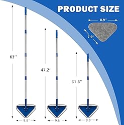 Wall Cleaner Mop with Stainless Steel Handle