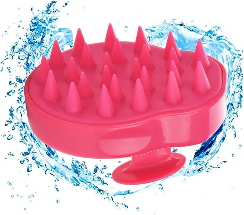 Scalp Care Brush Silicone Hair Shampoo Brush for Hair Growth Scalp Relax and Hair Clean