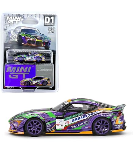 Amazon.com: TOYOTA MINI GT 1/64 GR Supra V1.0 Pandem - 2021 : Arts