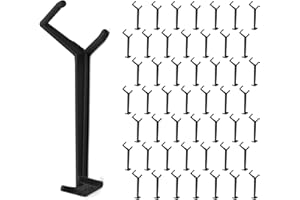 Zhupoub Fruit Tree Limb Spreaders Adjustable Plant Branch Benders, Tree Branch Spreaders to Nudge Limbs for Most Fruit Trees,50 Pcs (Black)