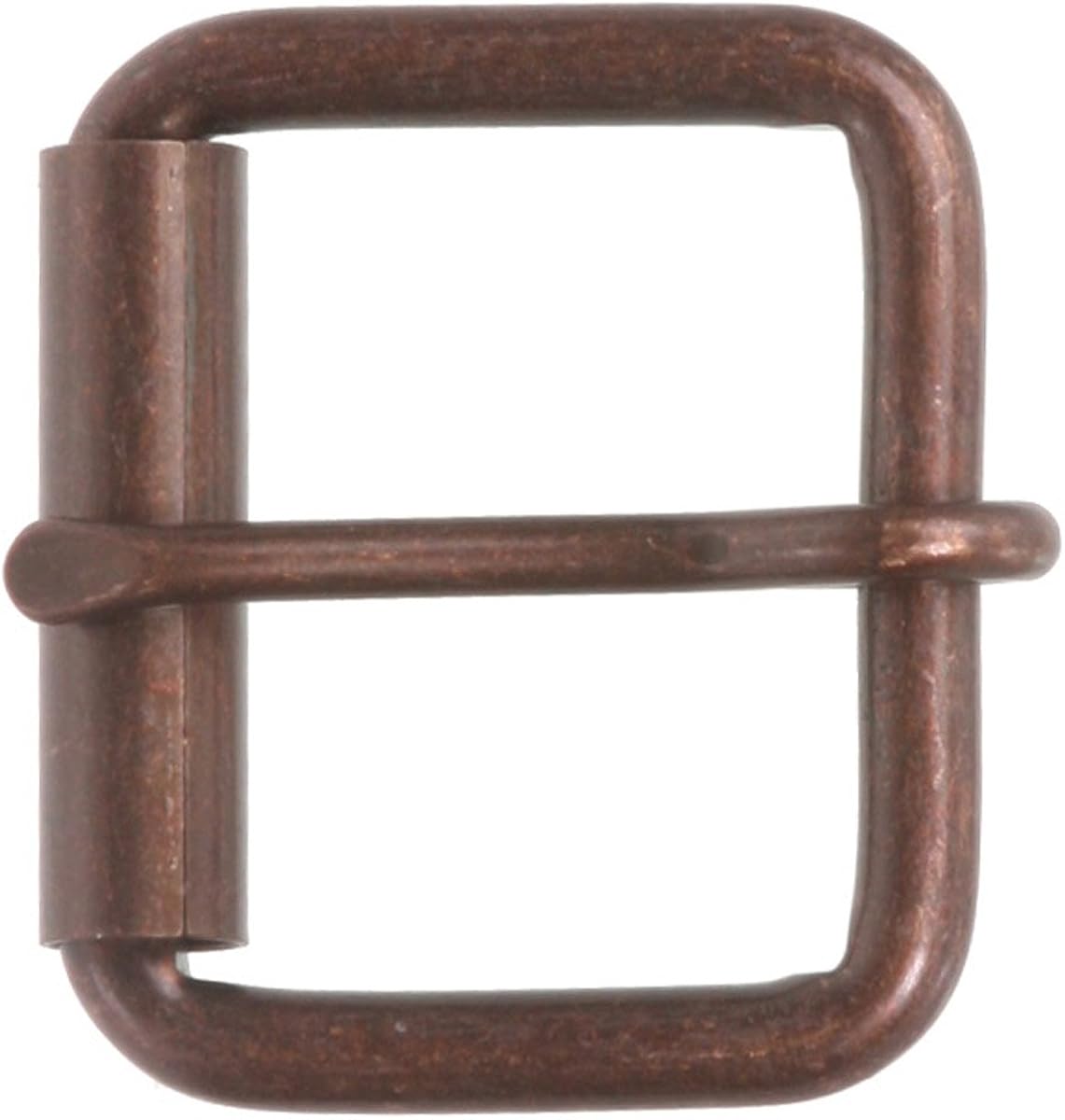 1 1/2" (38 mm) Single Prong Roller Belt Buckle, Antique