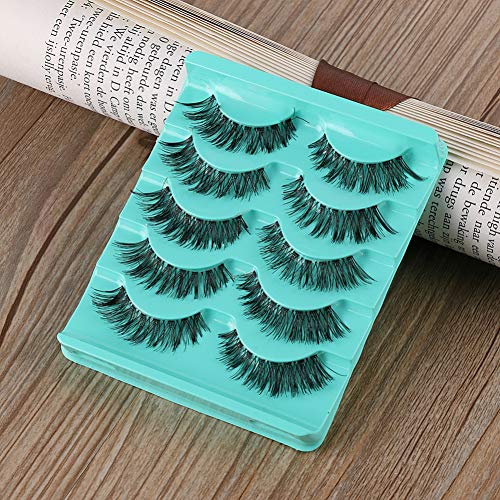 5-Paare-Knstliche-Wimpern-gesetzt-Cocohot-Kreuzmuster-Falsche-Wimpern-Natur-lange-falsche-Wimpern-5-Paar-A-A