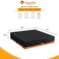 Sand Box Cover，For 49"Lx47"Wx8.5"H Square Sand