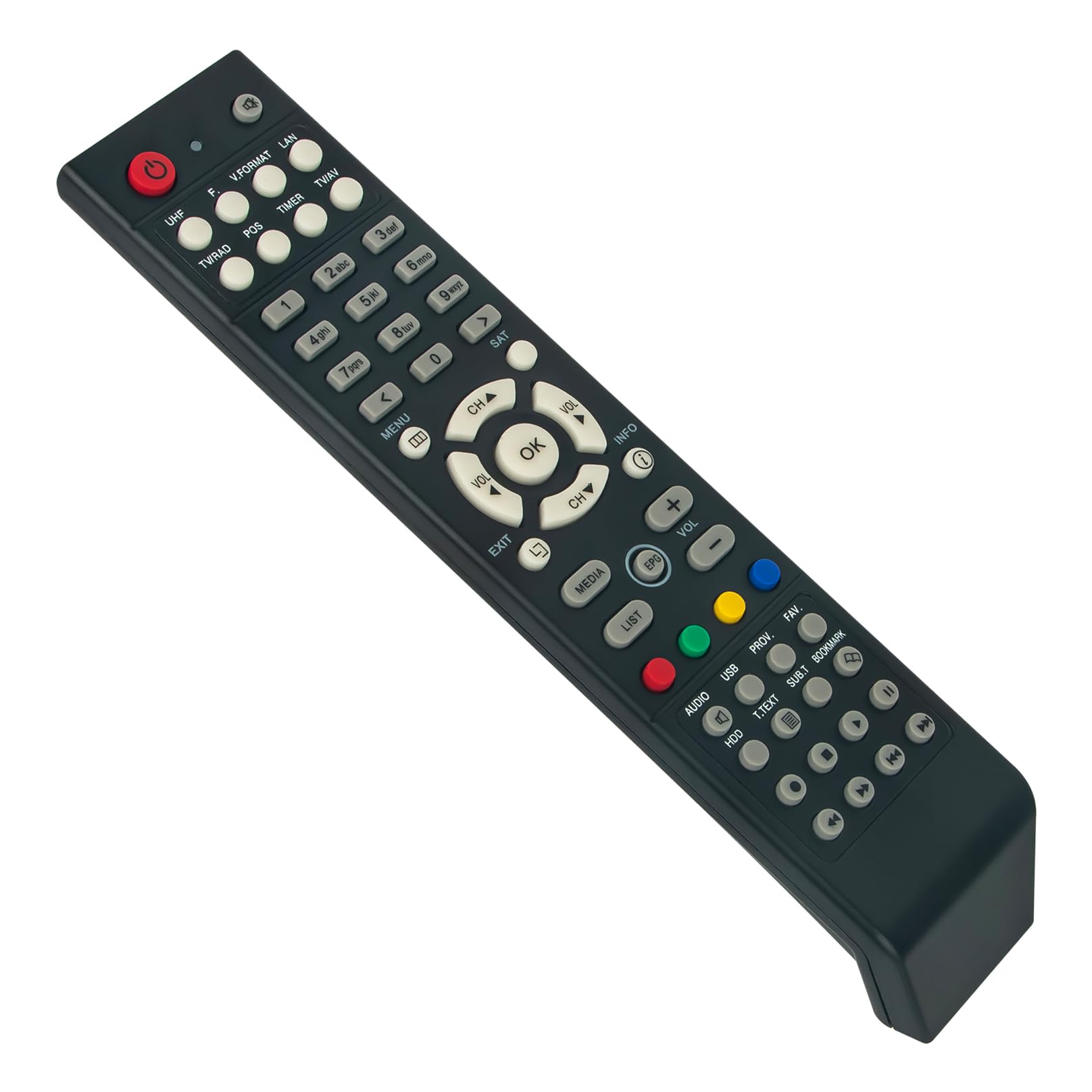 TM-800HD Replacement Remote Control -VINABTY-fit for Technomate TM 800 HD Remote Control