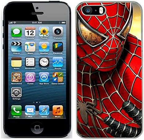 Marvel Spiderman case fits iphone 4, 4s, 5 , 5s, 5c, SE 6, 6s,7 ipod 5 & 6 cover hard protective (4) phone mobile apple Superheroes (iphone 4/4s)
