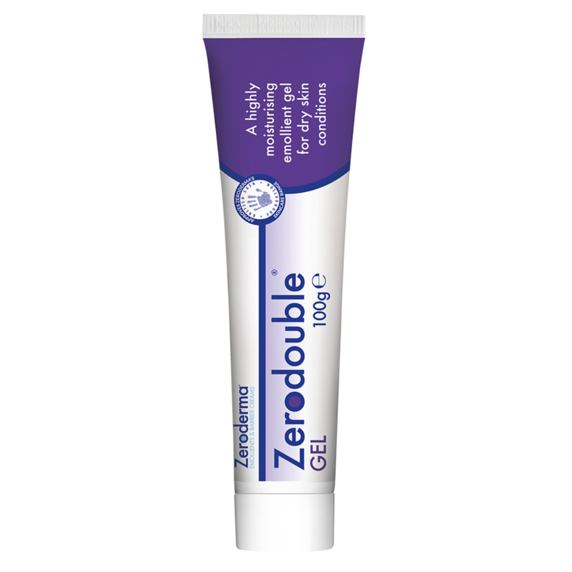 Zeroderma Zerodouble Gel, 2-in-1 Moisturiser & Soap Substitute, Highly Moisturising Gel for Dry Skin Conditions such as Eczema, Psoriasis & other Dry Skin Conditions. 100g