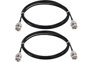 CAPChang 3G HD SDI Cable 2 Pack - 3FT/1M Black RG179 Coaxial for 4K 1080P 3G HD SDI Camera Monitor Video Recorder & HDMI Converter Splitter