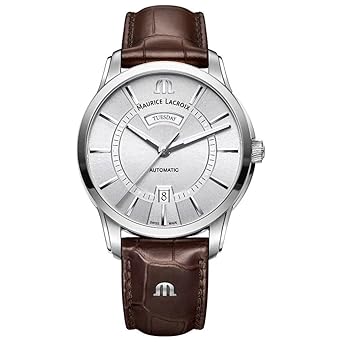 MAURICE LACROIX Schweizer Automatikuhr Pontos Day Date PT6358-SS001-130-1