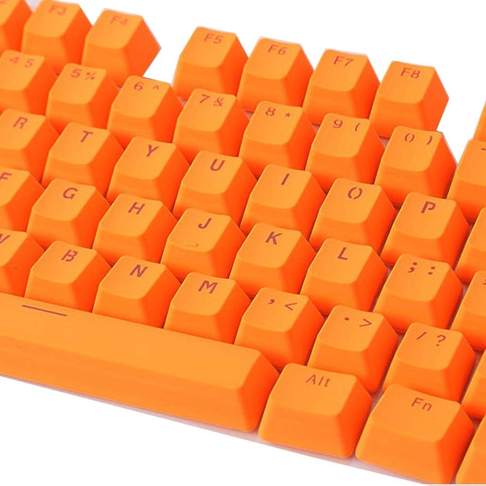 MOHALIKO Orange Keyboard, Keycaps Orange, 106 Keys PBT