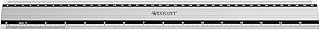 Westcott E-10192 00 Aluminium-Lineal besonders rutschfest, 40 cm, 16 Zoll