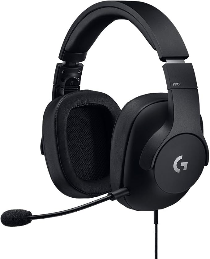 Logitech G Pro Gaming Headset, lightweight with ProG audio drivers