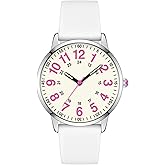 Asan Ge Watches for Women, Fashion 3ATM Waterproof Minimalist Lightweight Easy-to-Read Analog Silicone Watch Suitable for Daily Work, Leisure, Outdoors